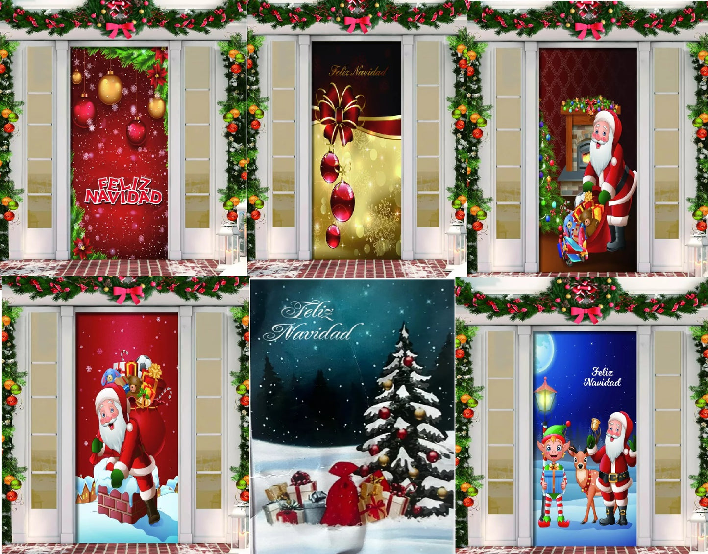 Cobertor Navideño para Puertas 2x1 - Déjate llevar por los Diseños Sorpresas