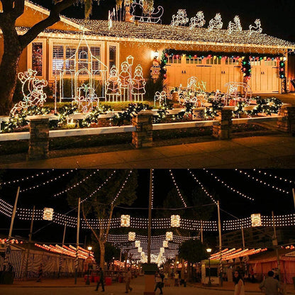 Luces Navideñas 20 metros - ¡Decora tu Navidad con Magia Solar!