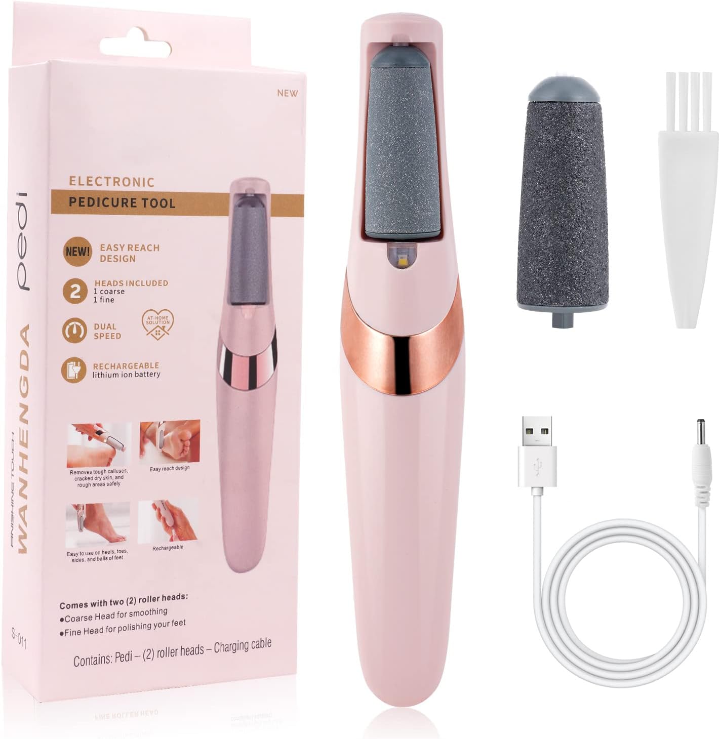 Lima eléctrica PediLux® quita callos para pies