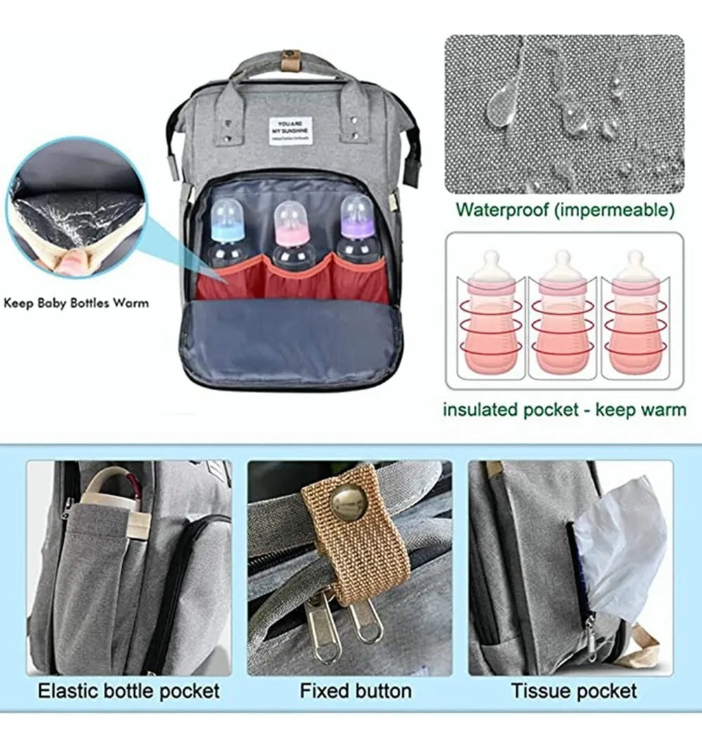 Mochila 3 en 1 Baby – Comodidad y Estilo para Mamás Modernas