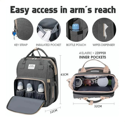 Mochila 3 en 1 Baby – Comodidad y Estilo para Mamás Modernas