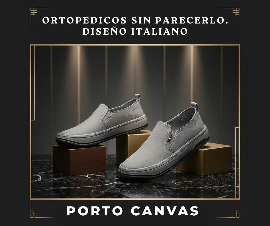 Zapato Ortopédico Porto Canvas - Elegancia y Alivio