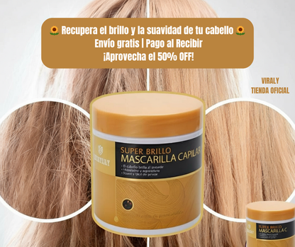 Mascarilla Capilar Premium 2x1 – Brillo y suavidad que se sienten