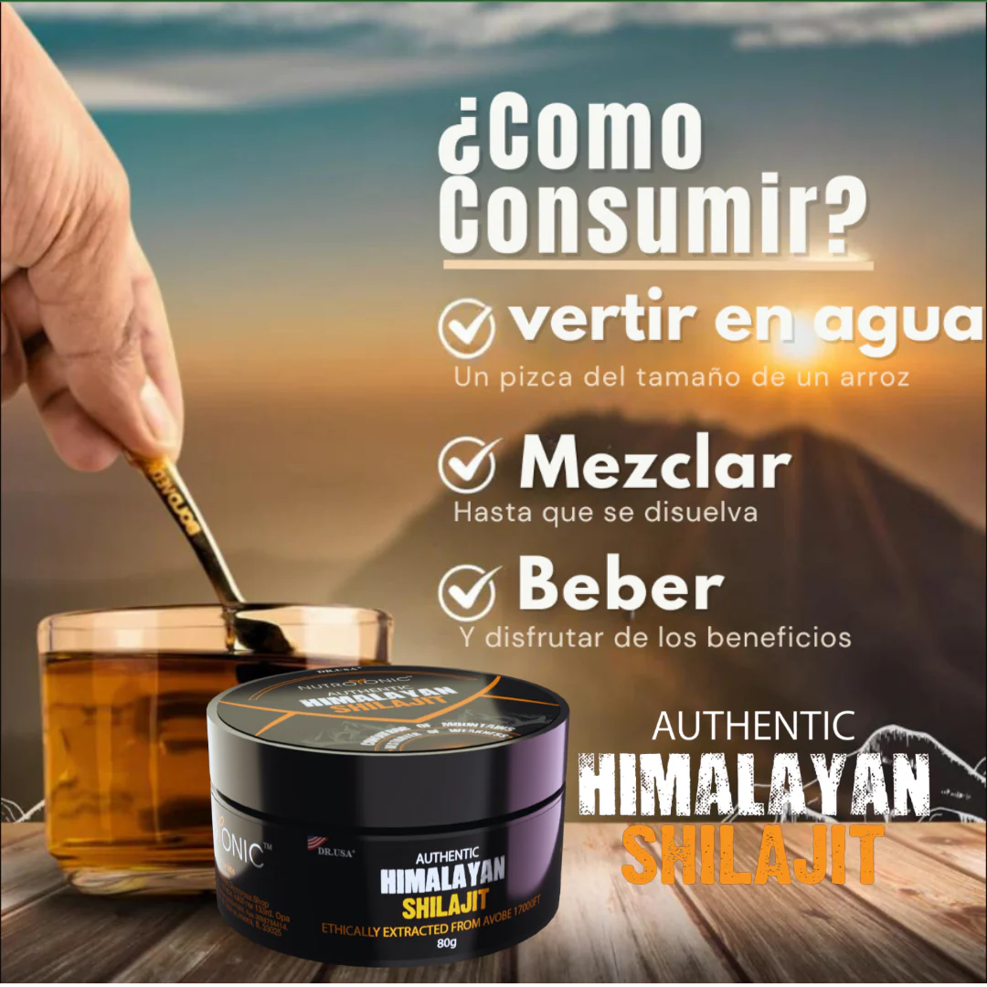 Shilajit Suplemento Poderoso y Ancestral