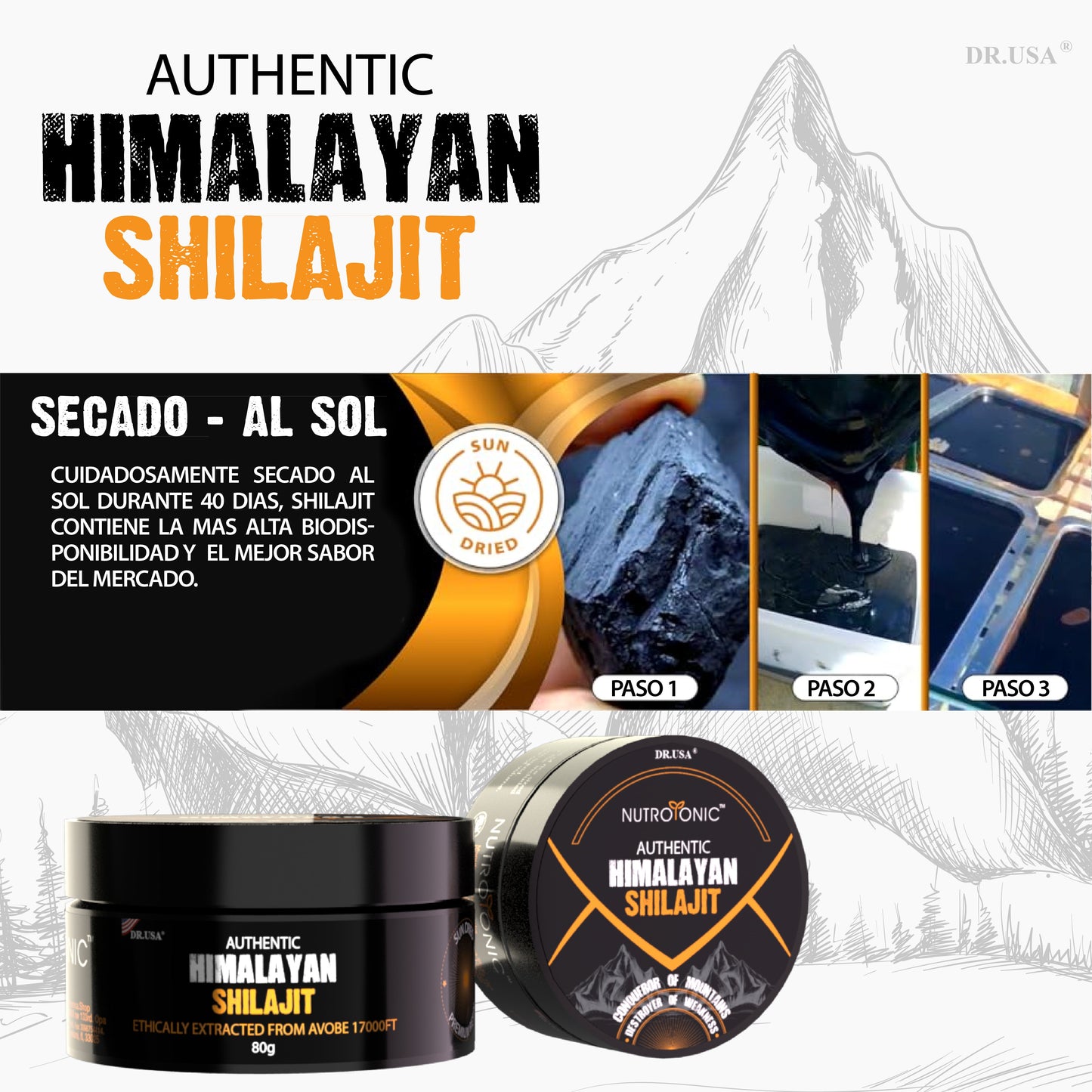 Shilajit Suplemento Poderoso y Ancestral