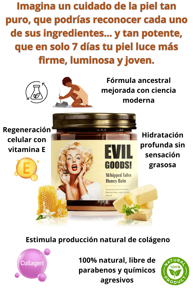 Bálsamo de Miel y Sebo Batido – Hidratación y Nutrición Natural para tu Piel